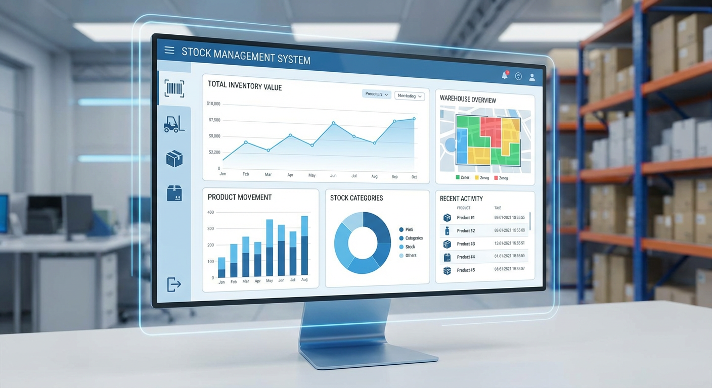 Stock Management System - Project by Softwara Digital