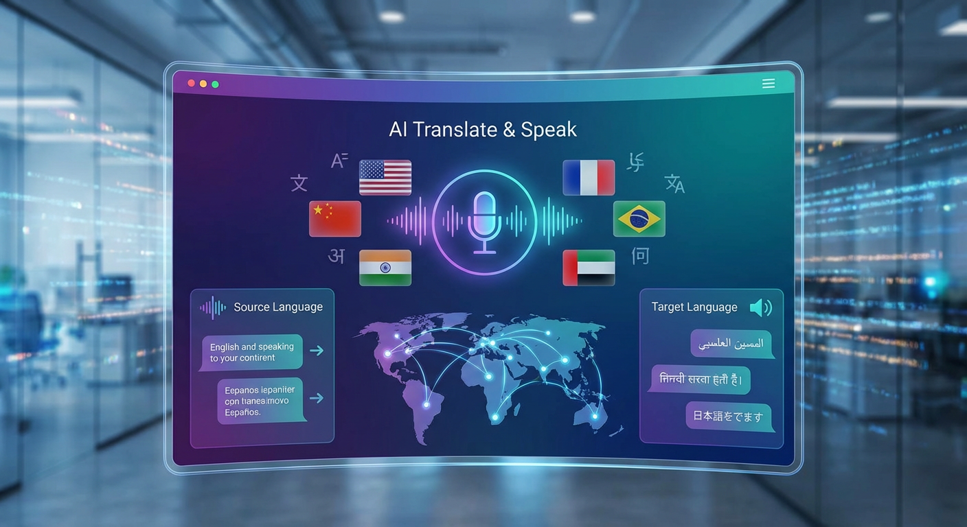 AI Language Translation & Text-to-Speech