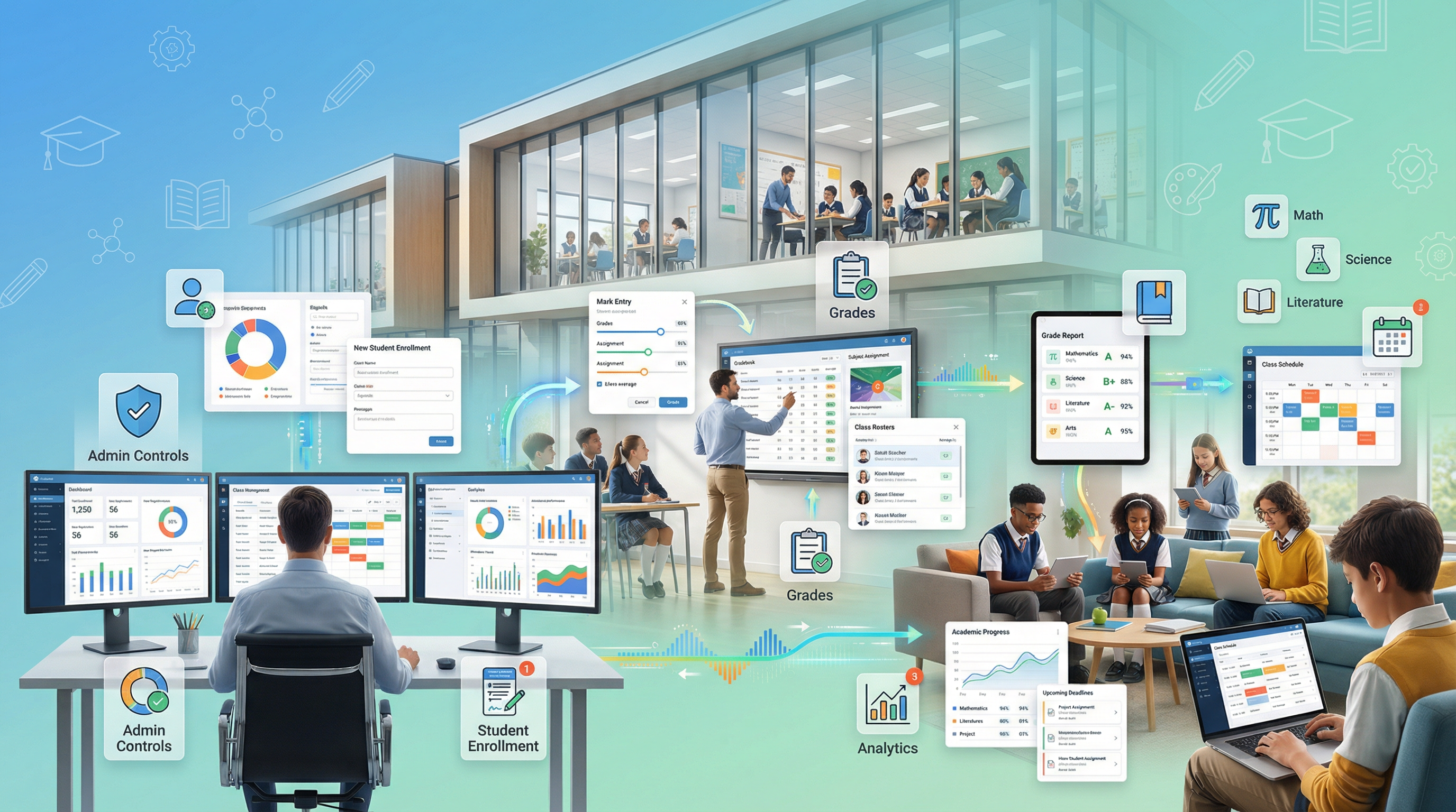 School Web Application - Software Project
